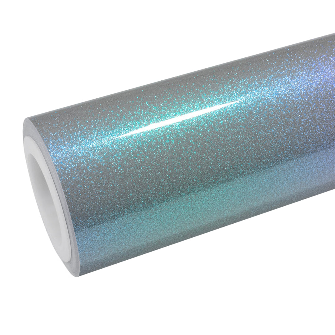 Galaxy Gloss Gray Blue Vinyl Wrap