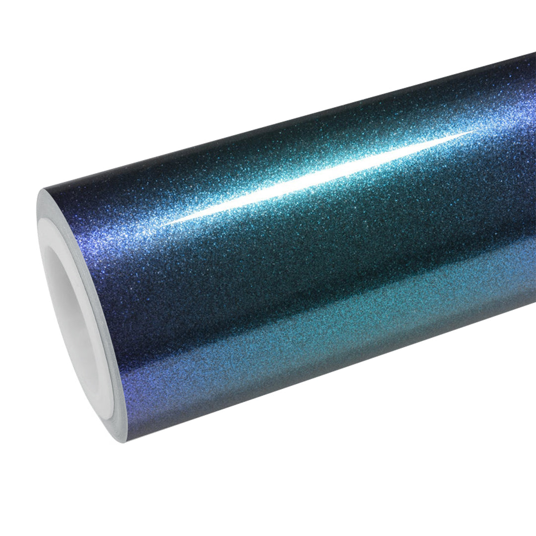 Galaxy Gloss Purple Teal Vinyl Wrap