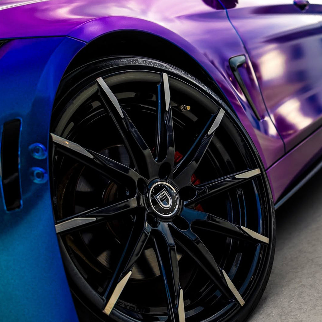 Galaxy Gloss Roaring Purple Color Shift Vinyl Wrap
