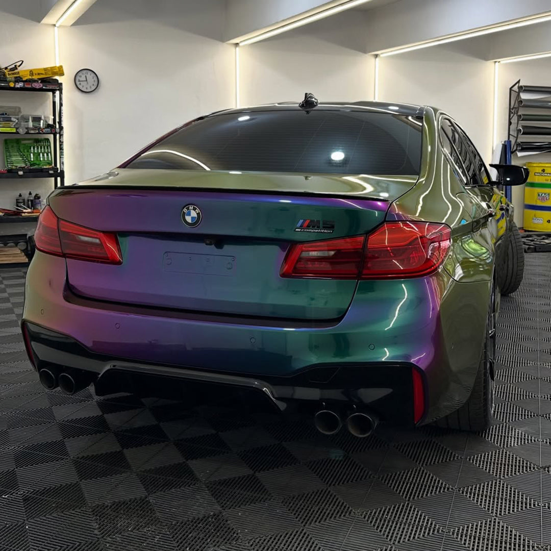Galaxy Gloss Spectrum Purple Green Color Shift Vinyl Wrap