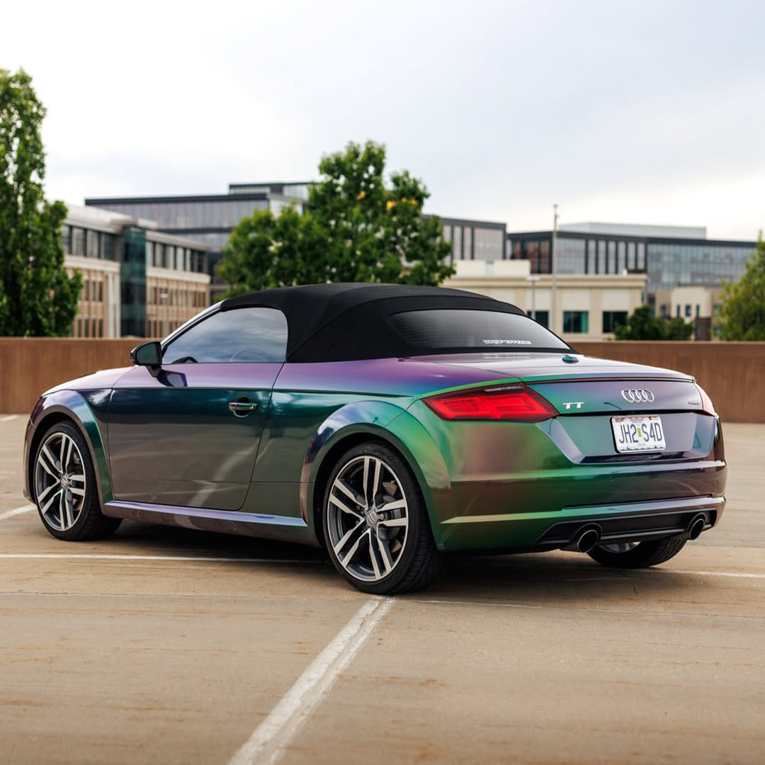 Galaxy Gloss Spectrum Purple Green Color Shift Vinyl Wrap