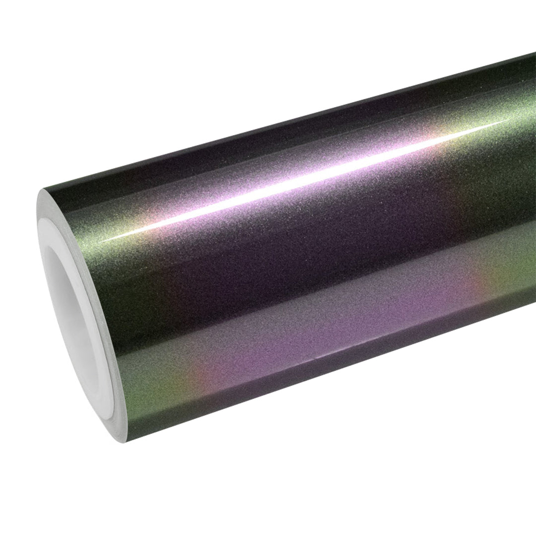 Galaxy Gloss Violeta Green Color Shift Vinyl Wrap - product view 1