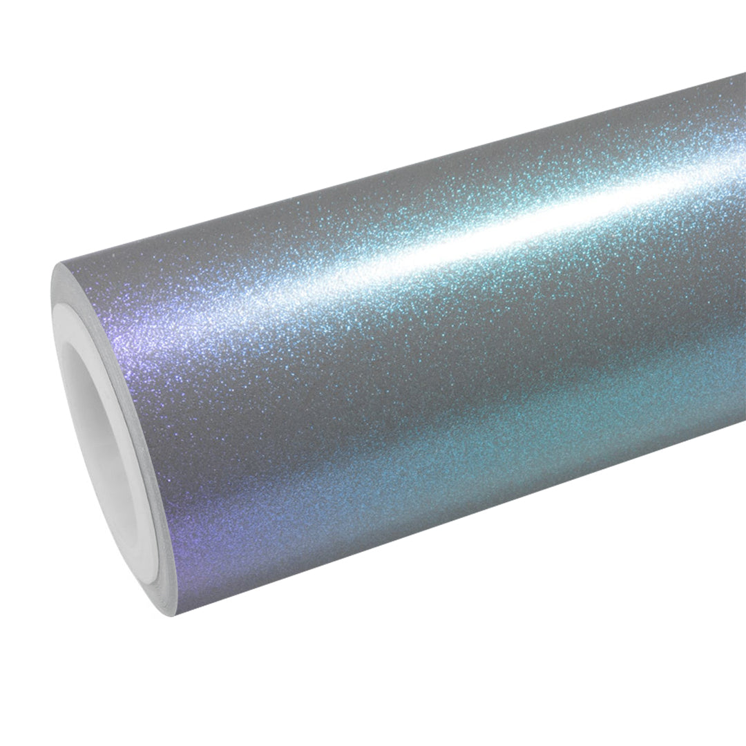 Galaxy Matte Gray Blue Vinyl Wrap