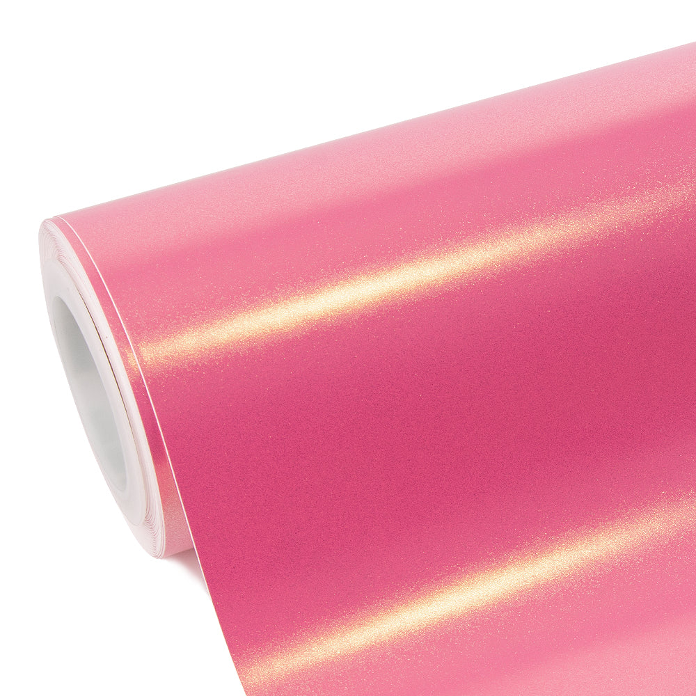 Glitter Metallic Diamond Gold Pink Vinyl Wrap|Eowrap