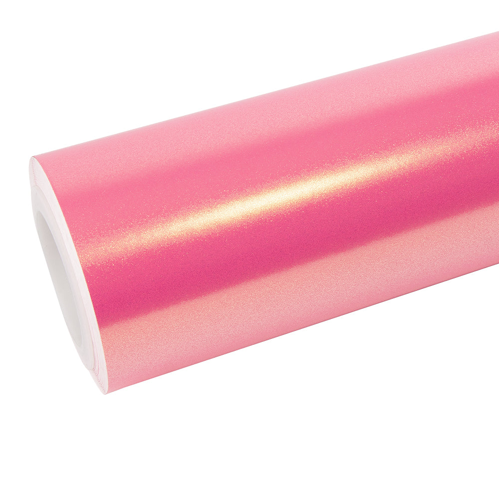 Glitter Metallic Diamond Gold Pink Vinyl Wrap|Eowrap