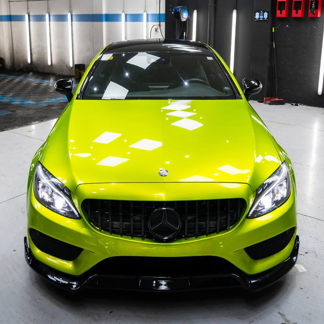 Gloss Austin Lime Yellow Vinyl Wrap