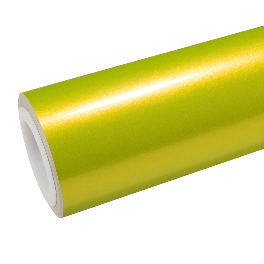 Gloss Austin Lime Yellow Vinyl Wrap - product view 1
