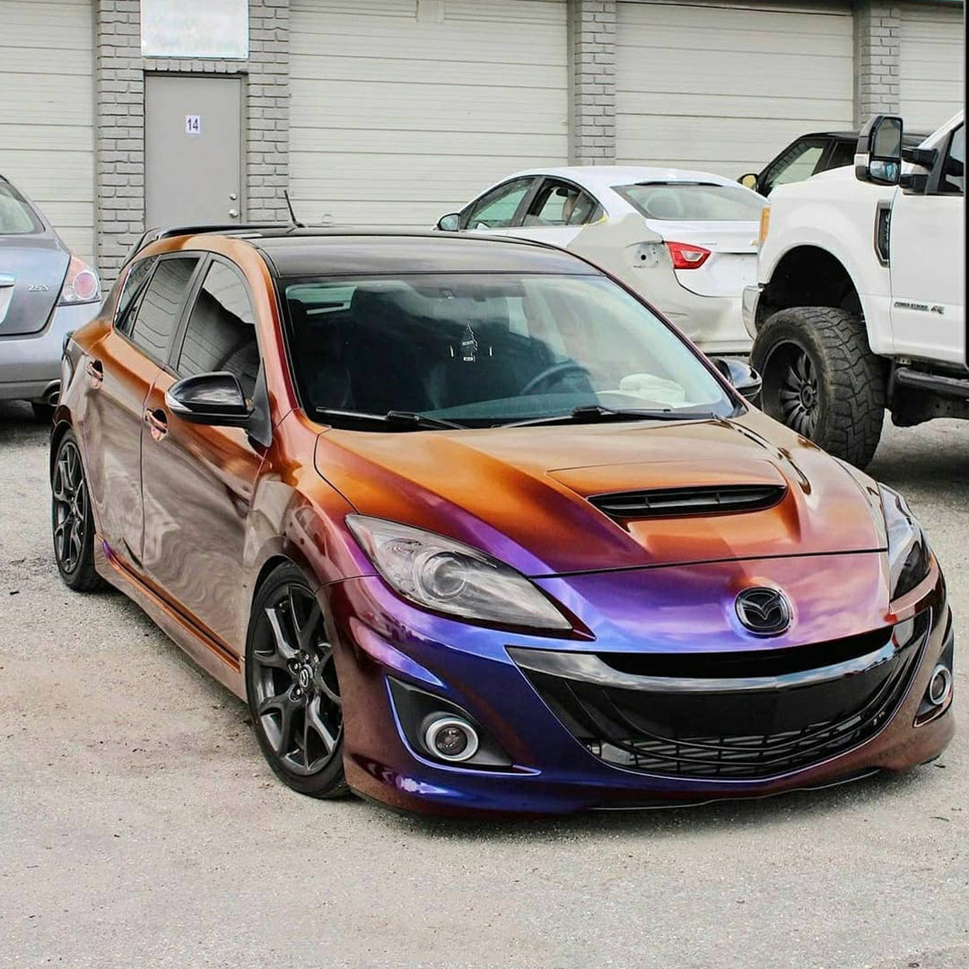 Gloss Blue Shift Purple Vinyl Wrap