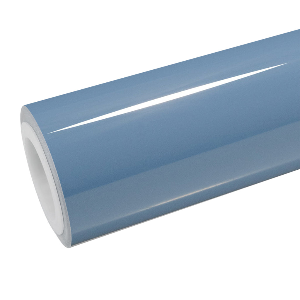 Gloss China Blue Vinyl Wrap - product view 1