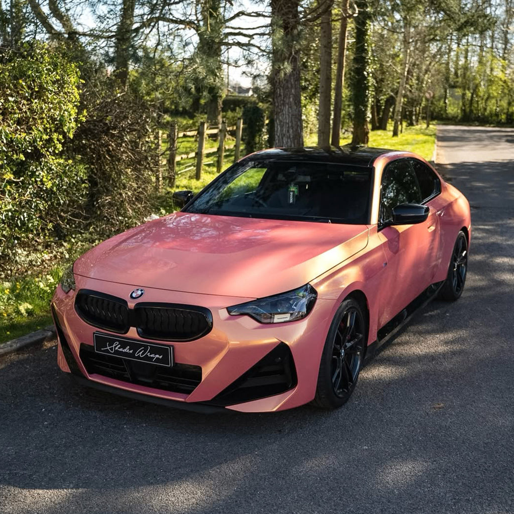 Gloss Coral Orange Vinyl Wrap