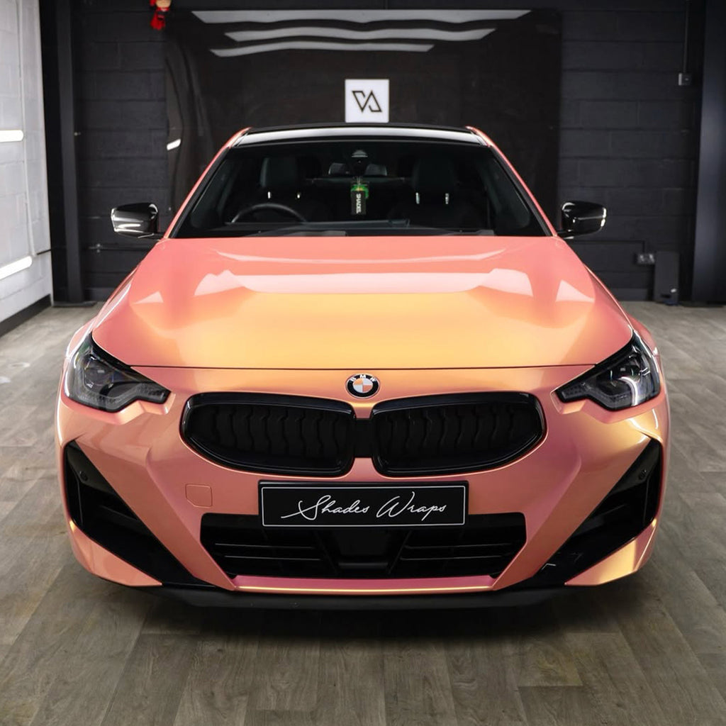 Gloss Coral Orange Vinyl Wrap