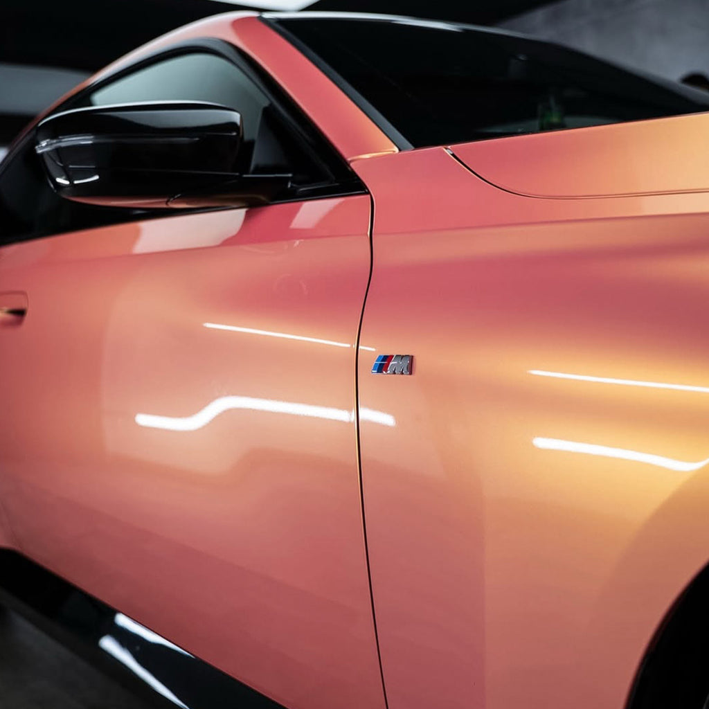Gloss Coral Orange Vinyl Wrap