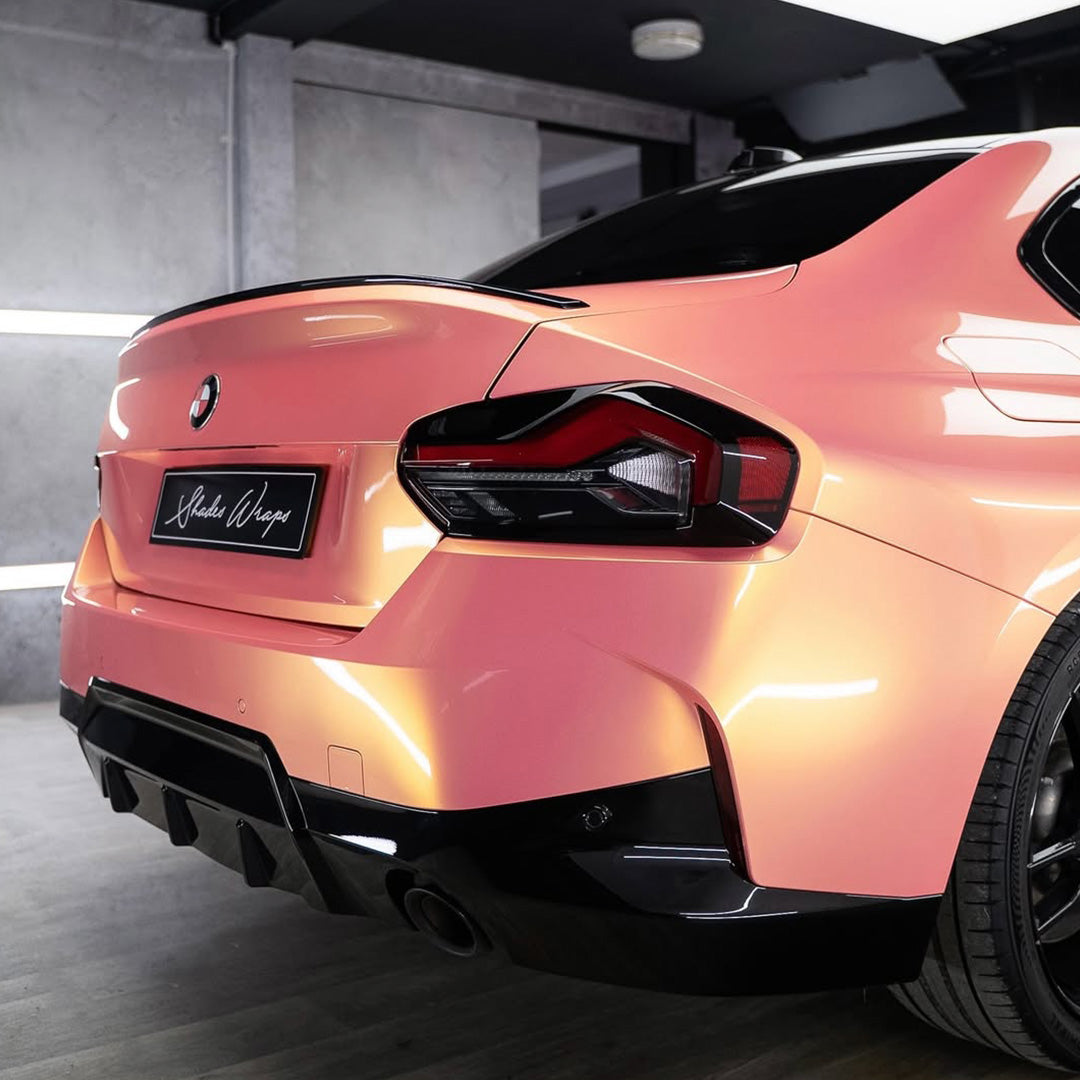 Gloss Coral Orange Vinyl Wrap