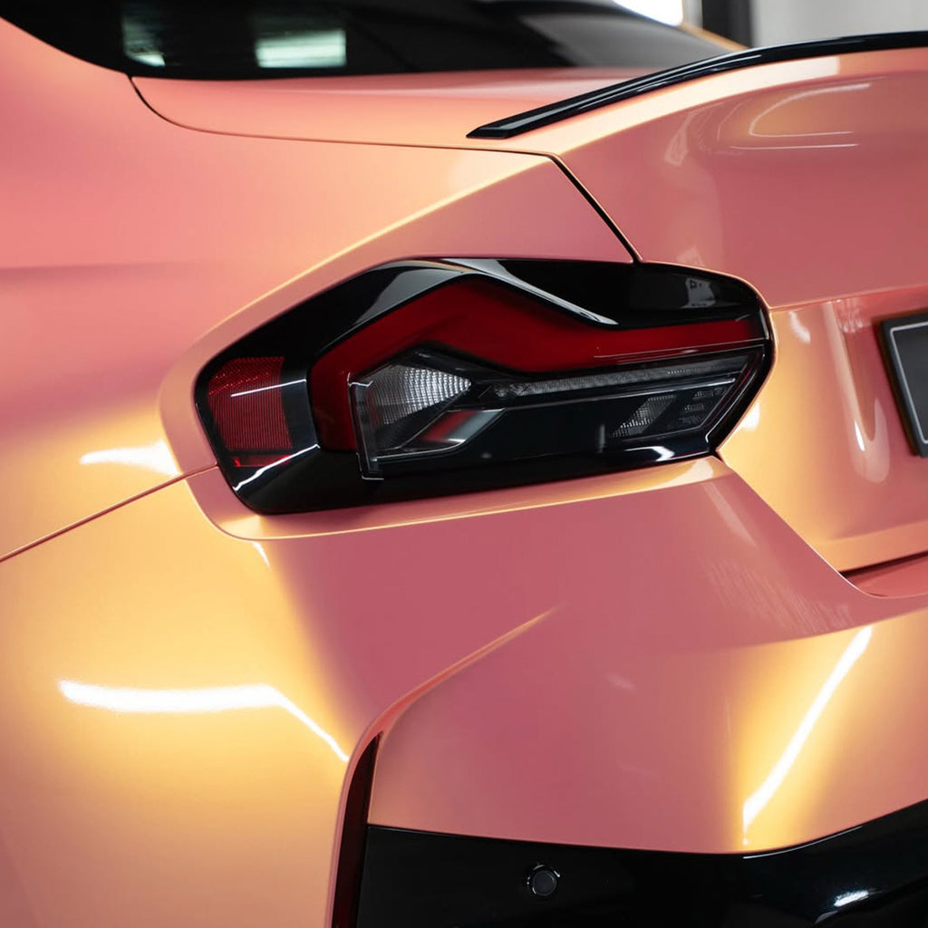 Gloss Coral Orange Vinyl Wrap