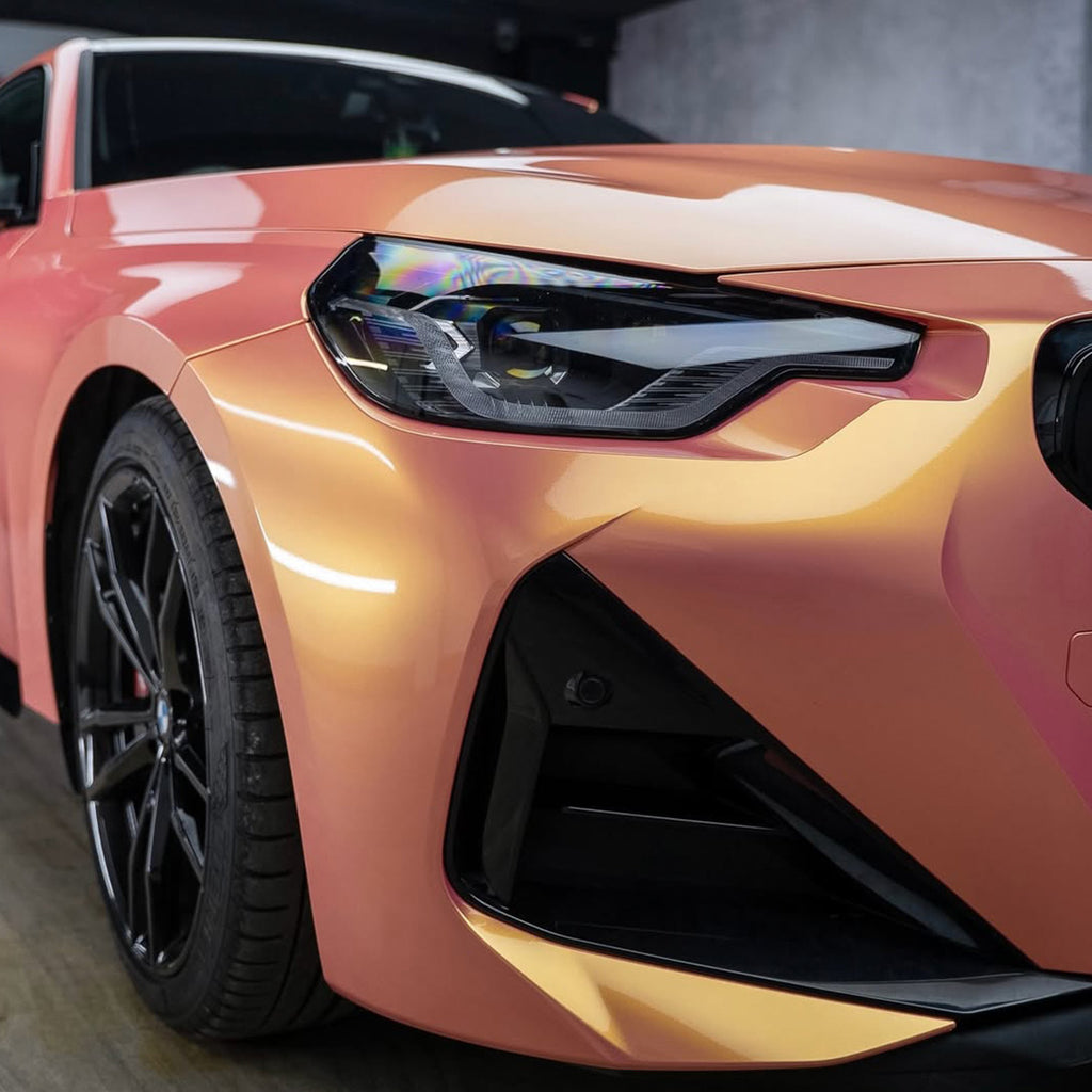 Gloss Coral Orange Vinyl Wrap