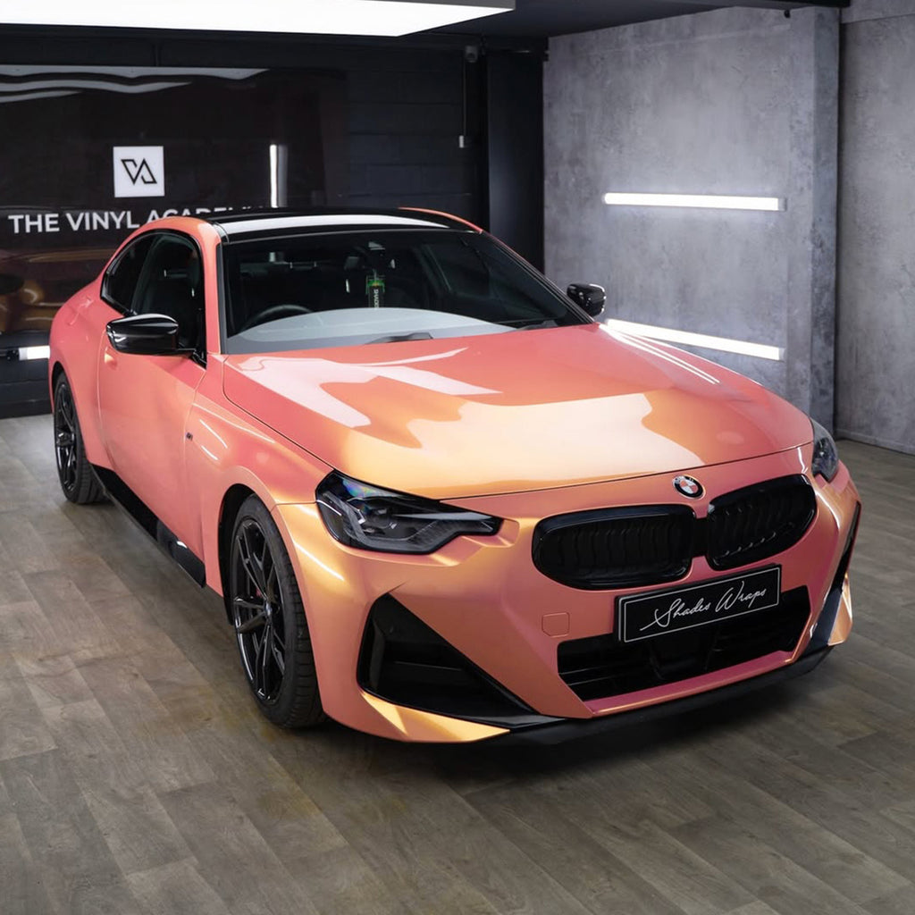 Gloss Coral Orange Vinyl Wrap