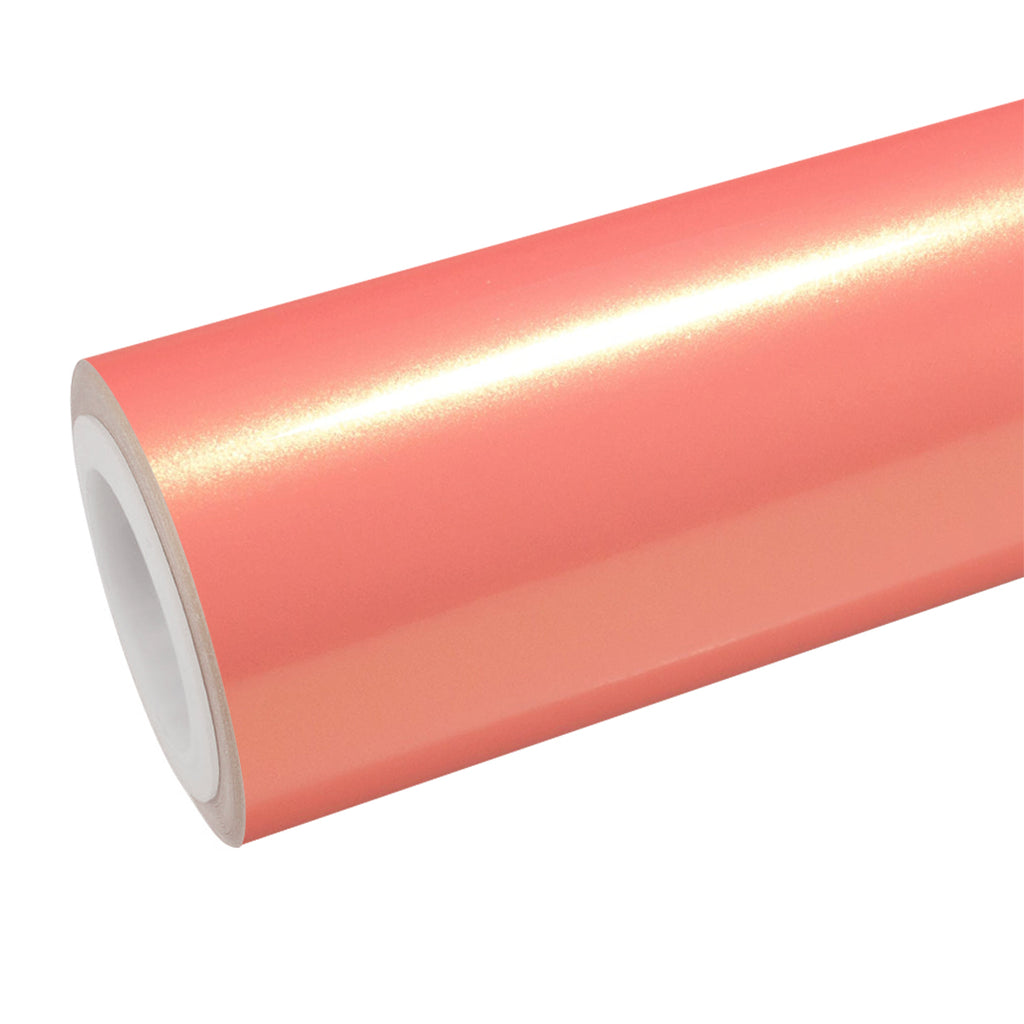 Gloss Coral Orange Vinyl Wrap - product view 1