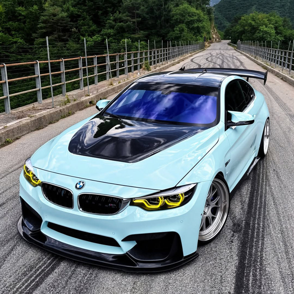 Gloss Frozzen Blue Vinyl Wrap