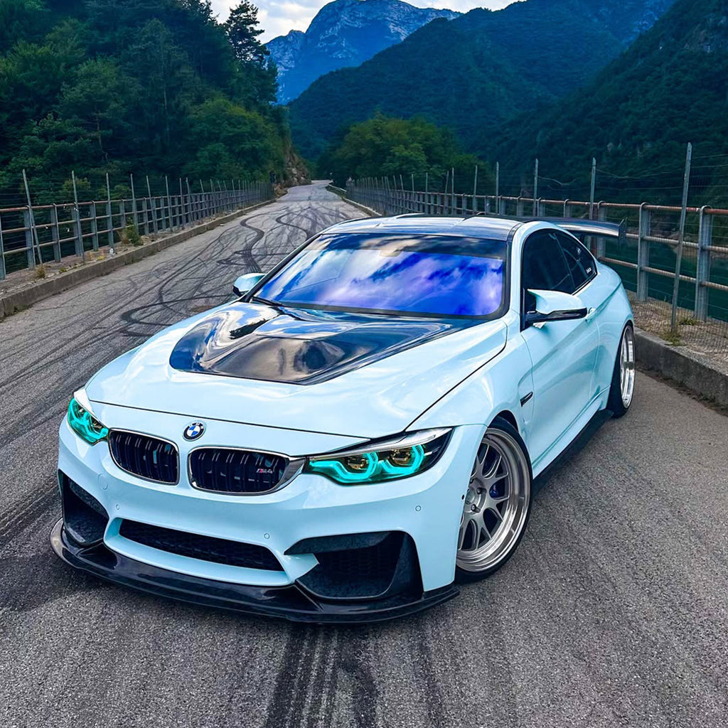 Gloss Frozzen Blue Vinyl Wrap