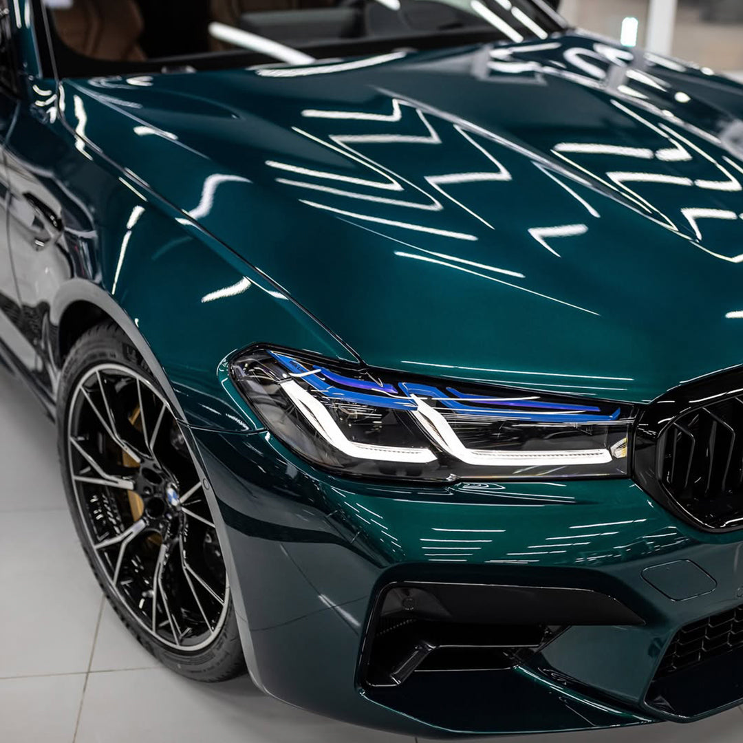 Gloss Iron Ore Green Vinyl Wrap