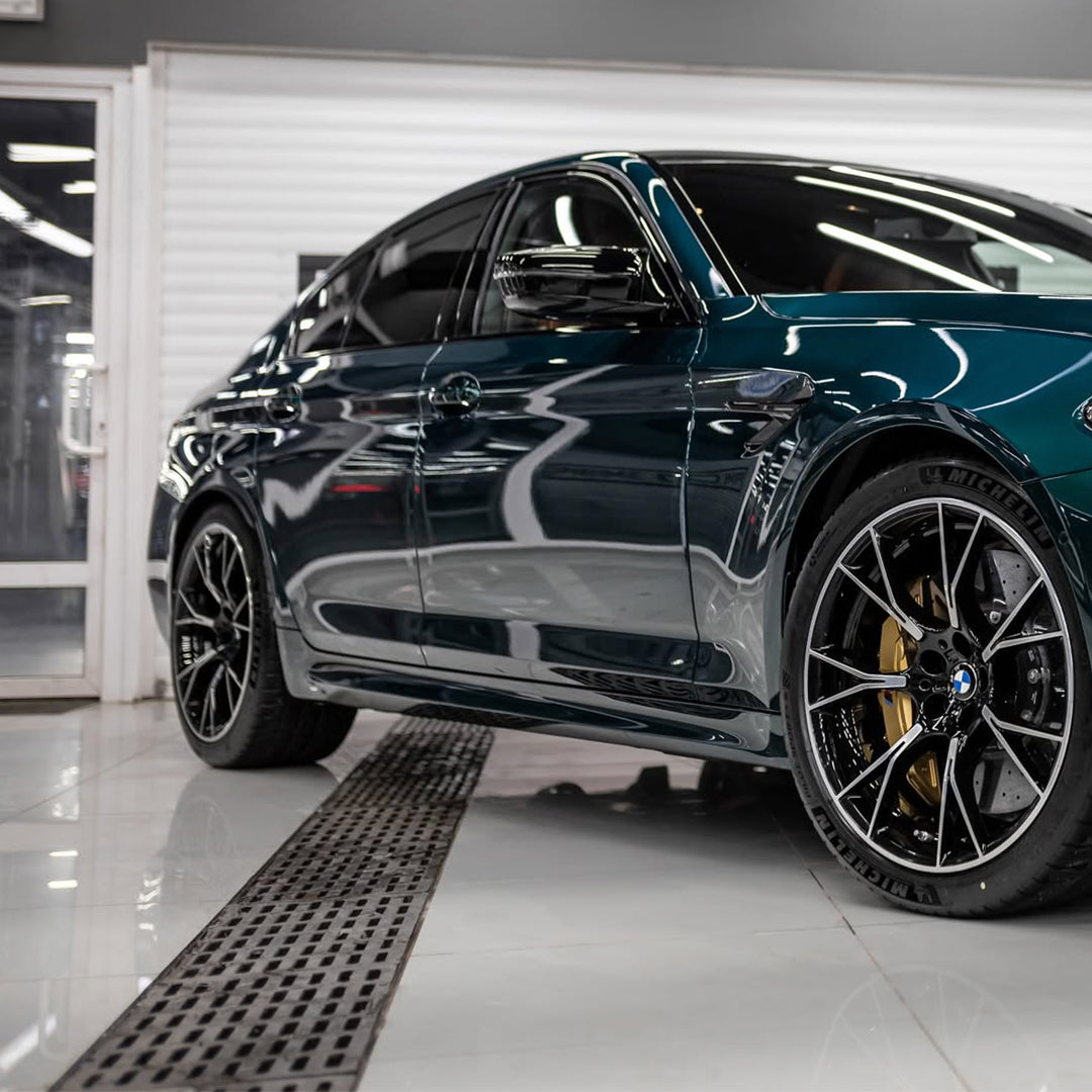Gloss Iron Ore Green Vinyl Wrap