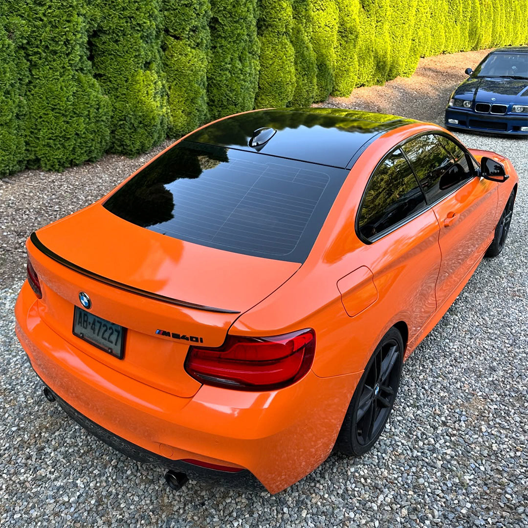 Gloss Lava Orange Vinyl Wrap