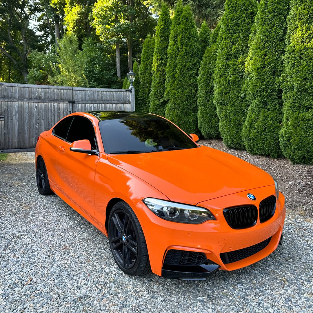 Gloss Lava Orange Vinyl Wrap