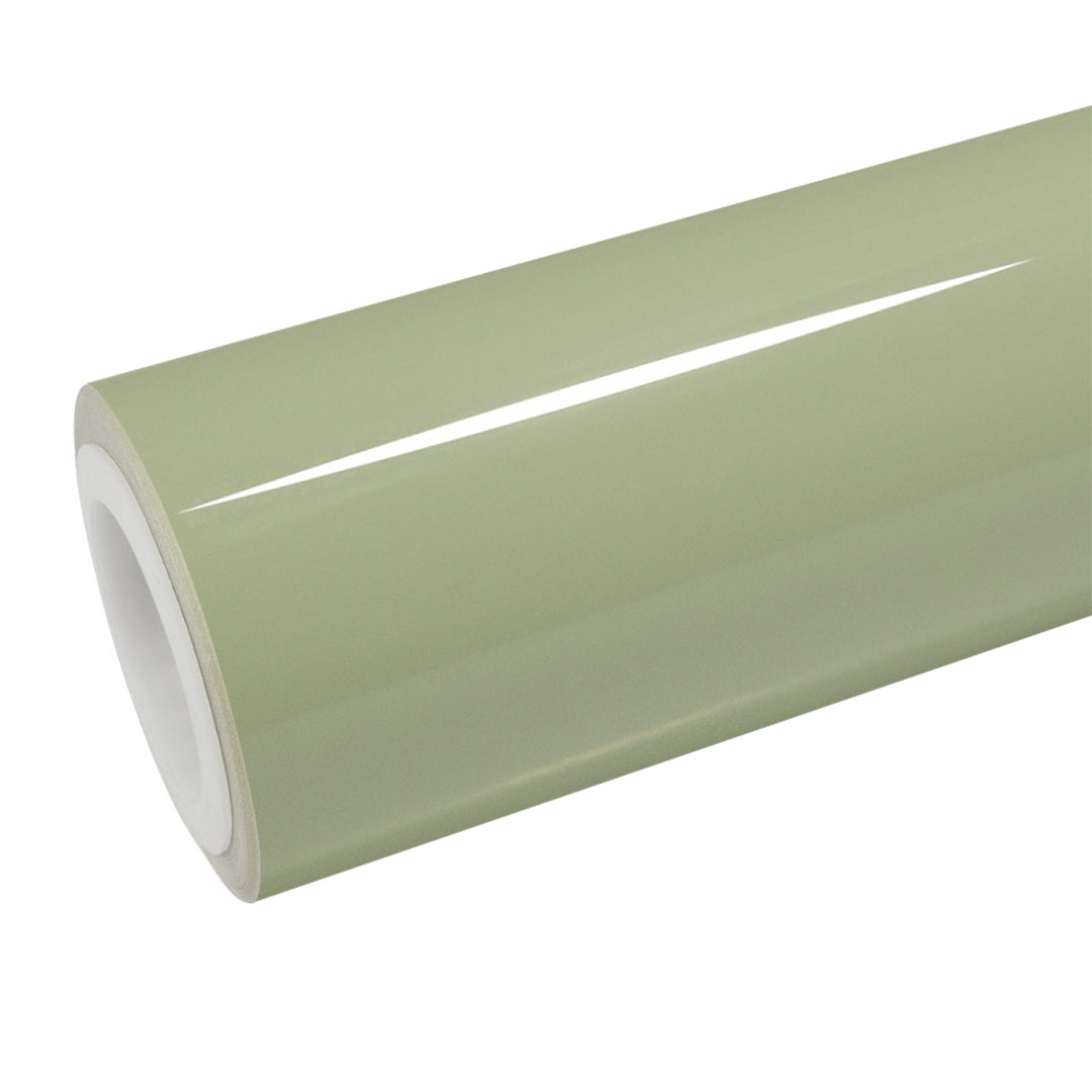 Gloss Light Khaki Green Vinyl Wrap - product view 1