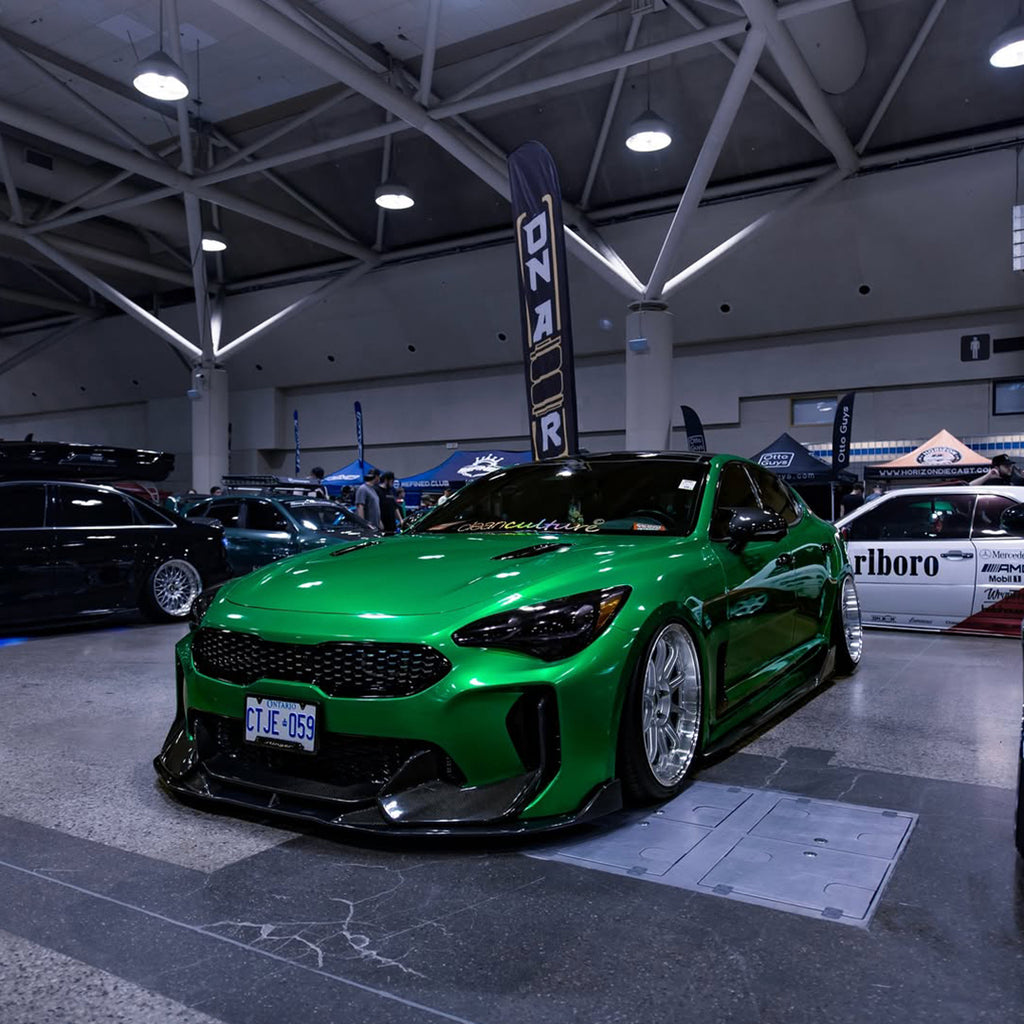 Gloss Metallic Agate Green Vinyl Wrap
