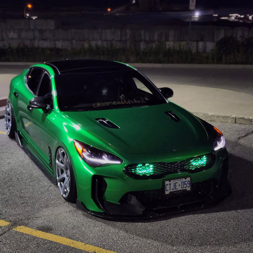 Gloss Metallic Agate Green Vinyl Wrap
