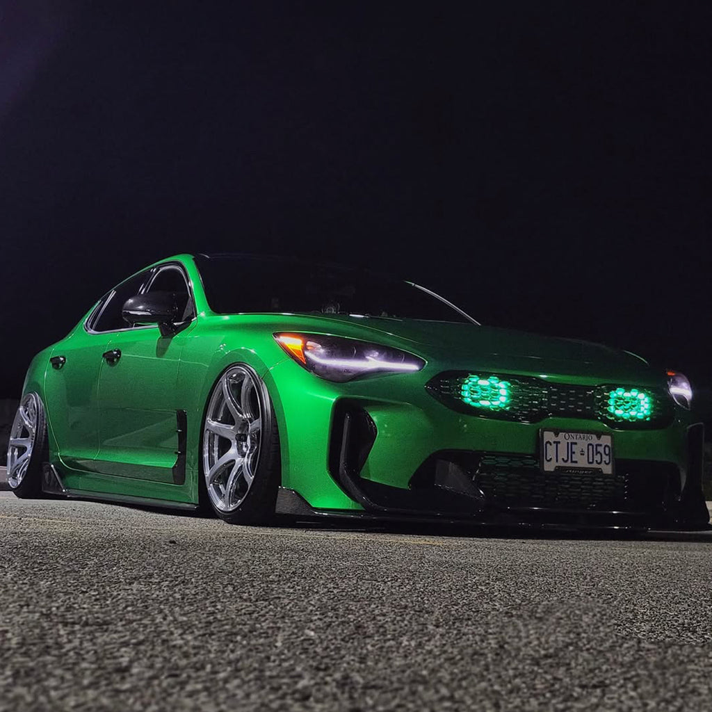 Gloss Metallic Agate Green Vinyl Wrap