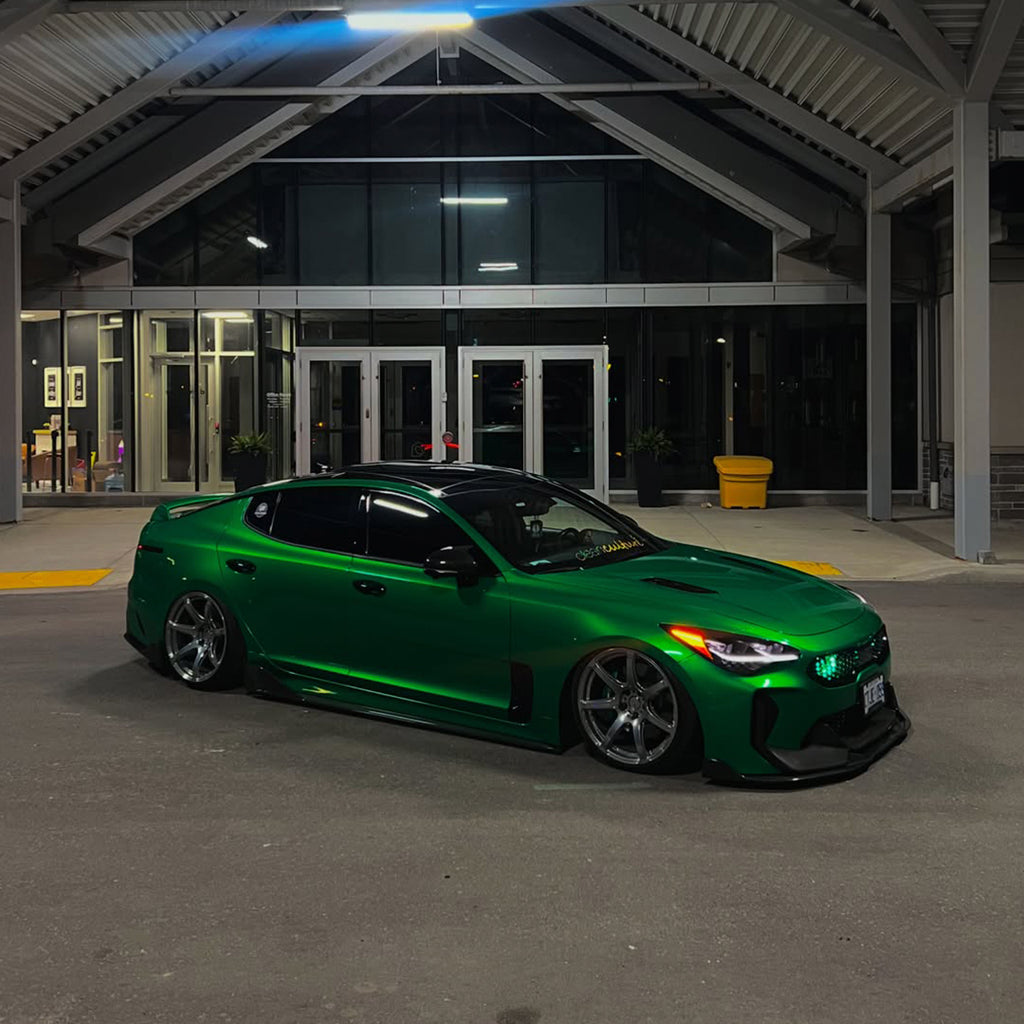 Gloss Metallic Agate Green Vinyl Wrap
