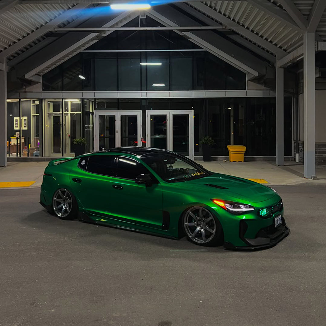 Gloss Metallic Agate Green Vinyl Wrap