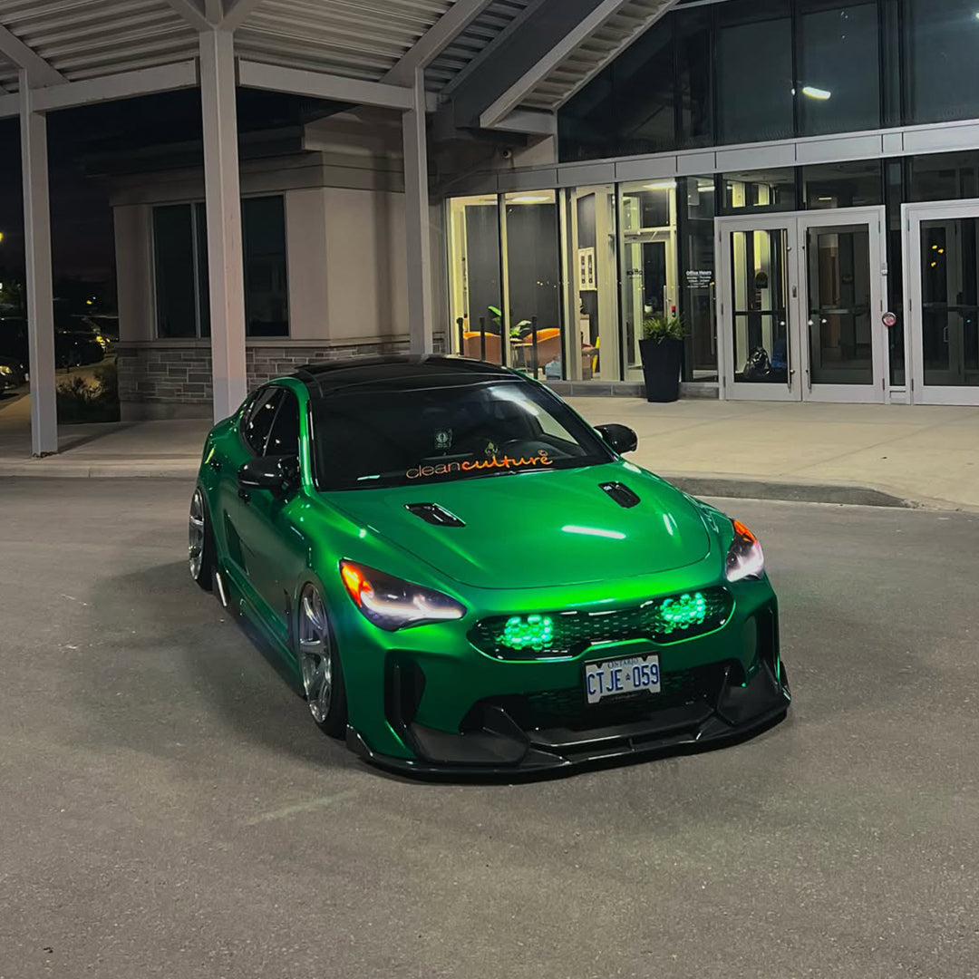Gloss Metallic Agate Green Vinyl Wrap