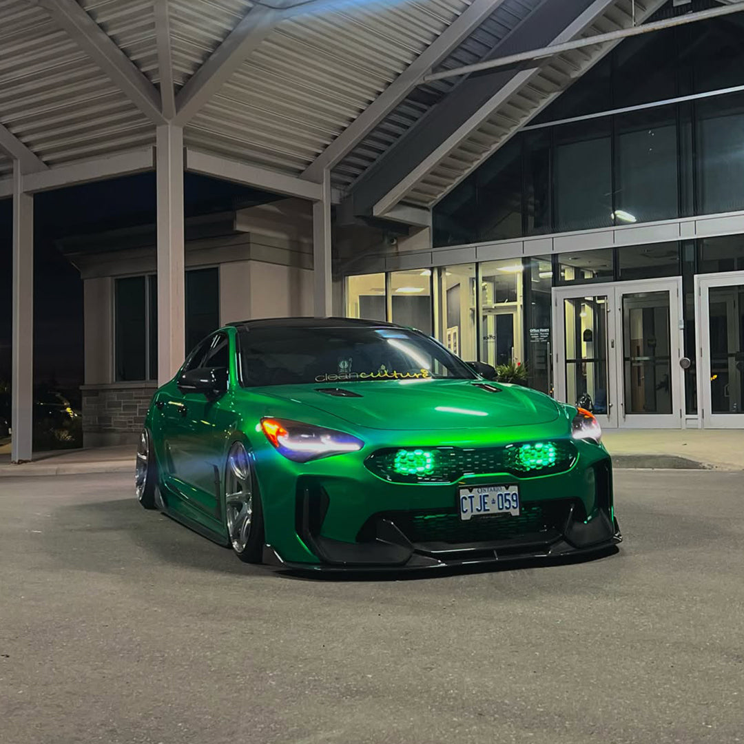 Gloss Metallic Agate Green Vinyl Wrap