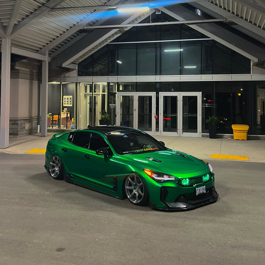 Gloss Metallic Agate Green Vinyl Wrap