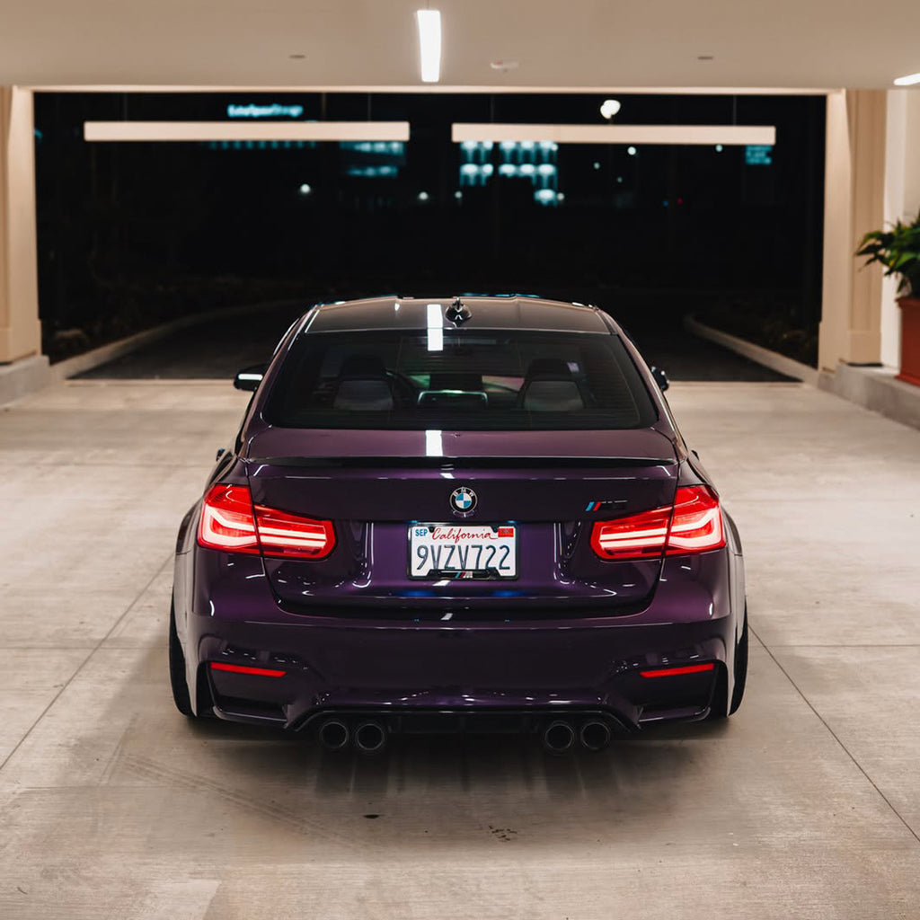 Gloss Metallic Black Purple PPF