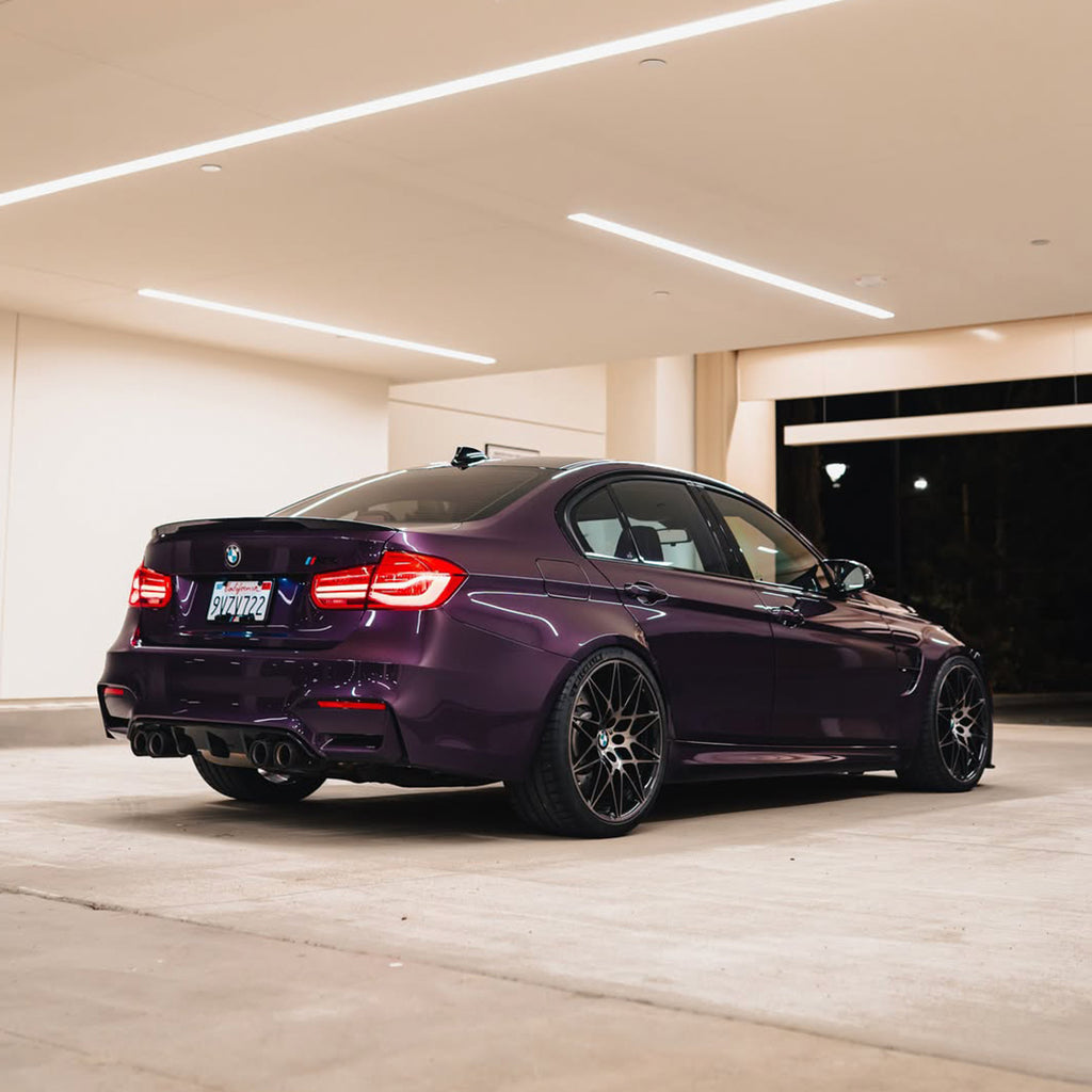 Gloss Metallic Black Purple PPF