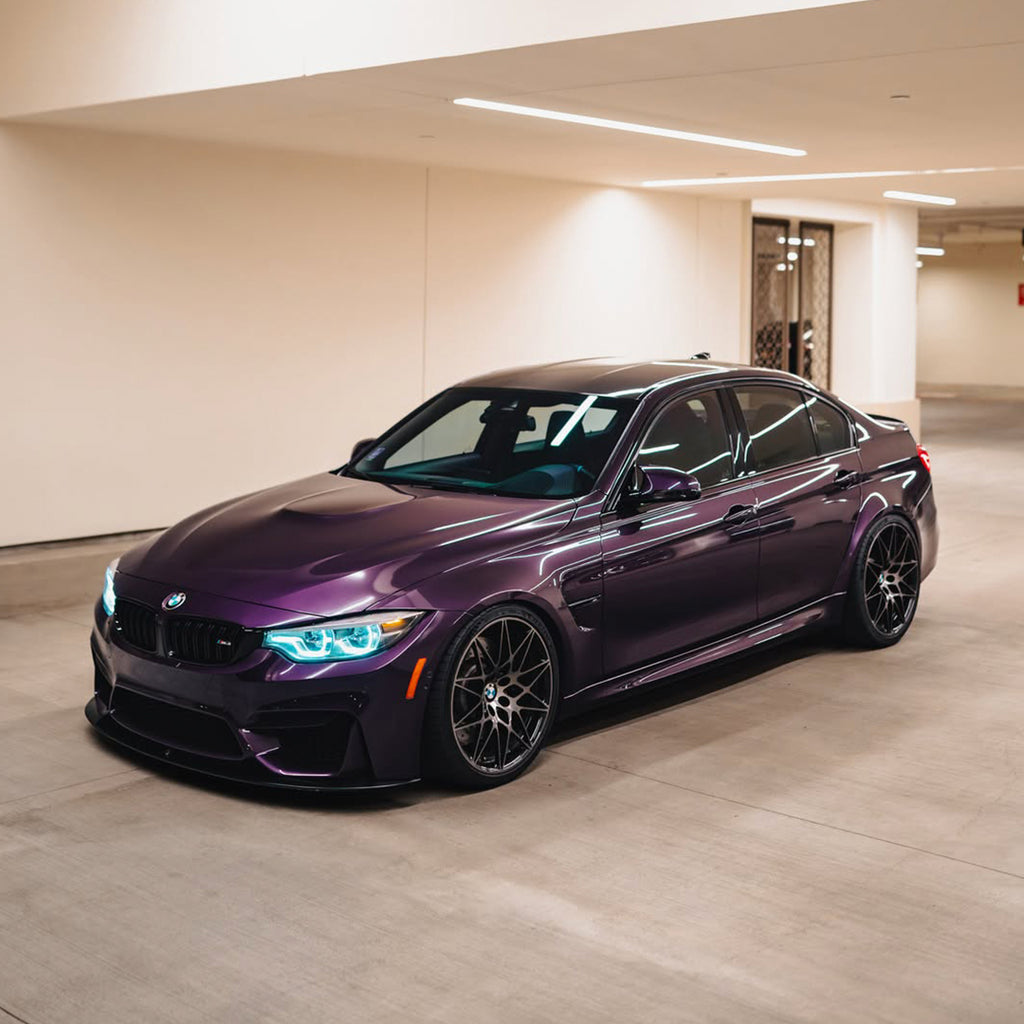 Gloss Metallic Black Purple PPF