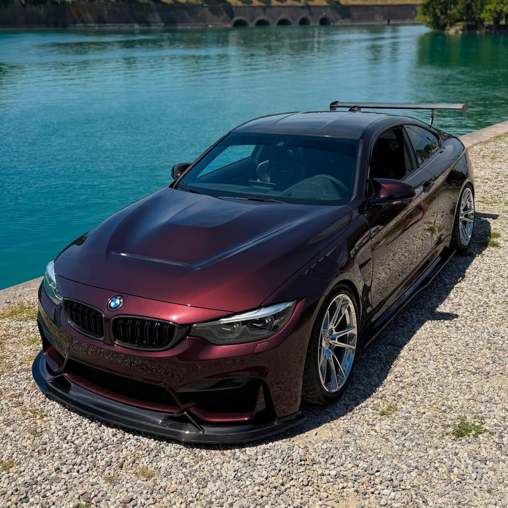 Gloss Metallic Black Rose Vinyl Wrap