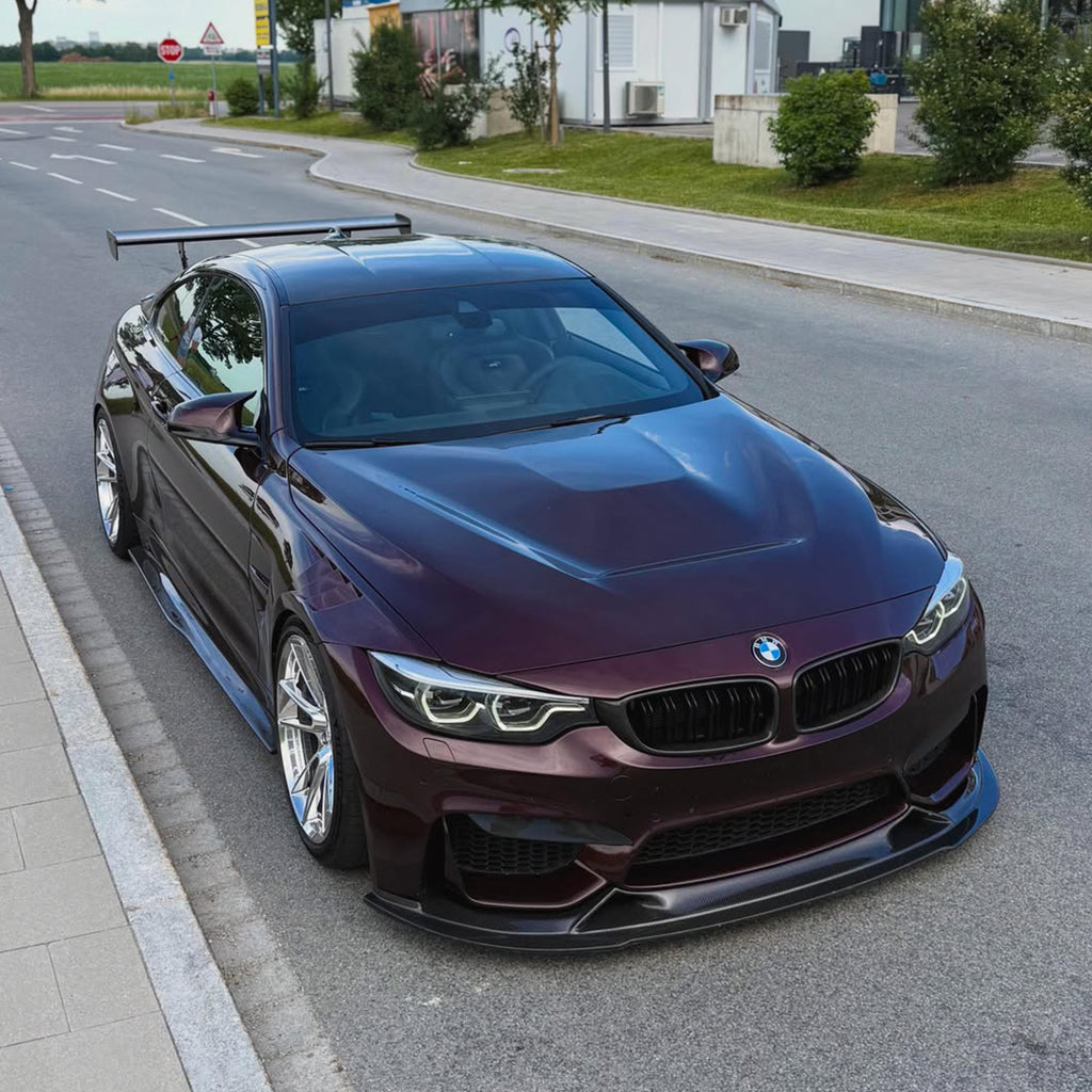 Gloss Metallic Black Rose Vinyl Wrap