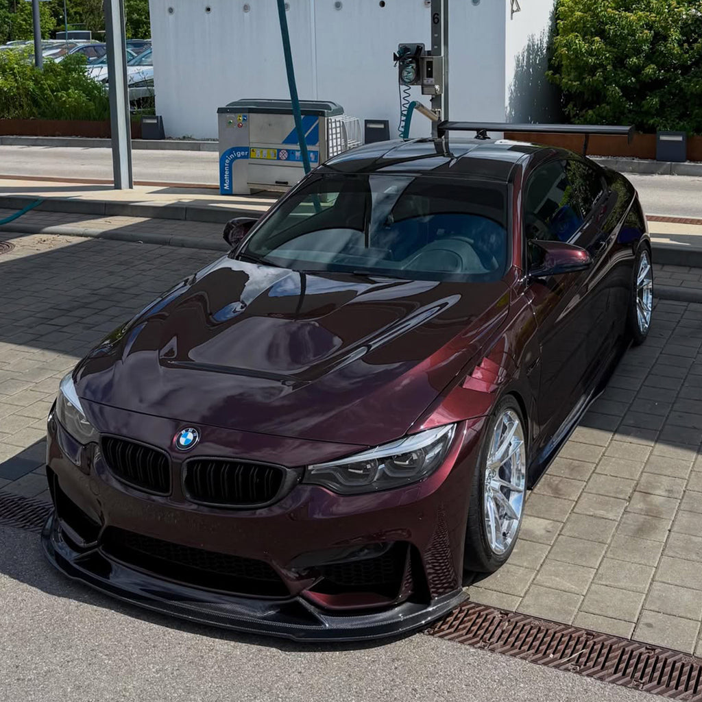 Gloss Metallic Black Rose Vinyl Wrap