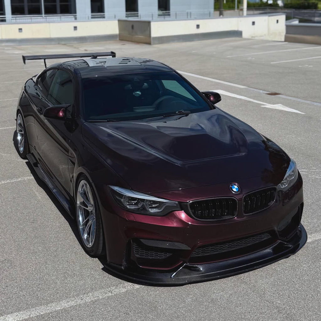 Gloss Metallic Black Rose Vinyl Wrap