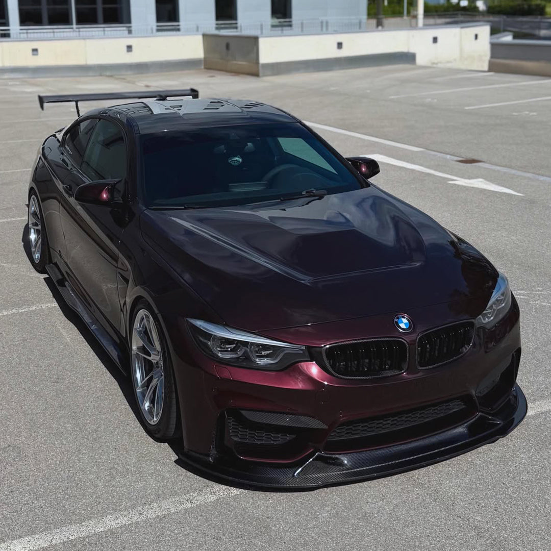 Gloss Metallic Black Rose Vinyl Wrap