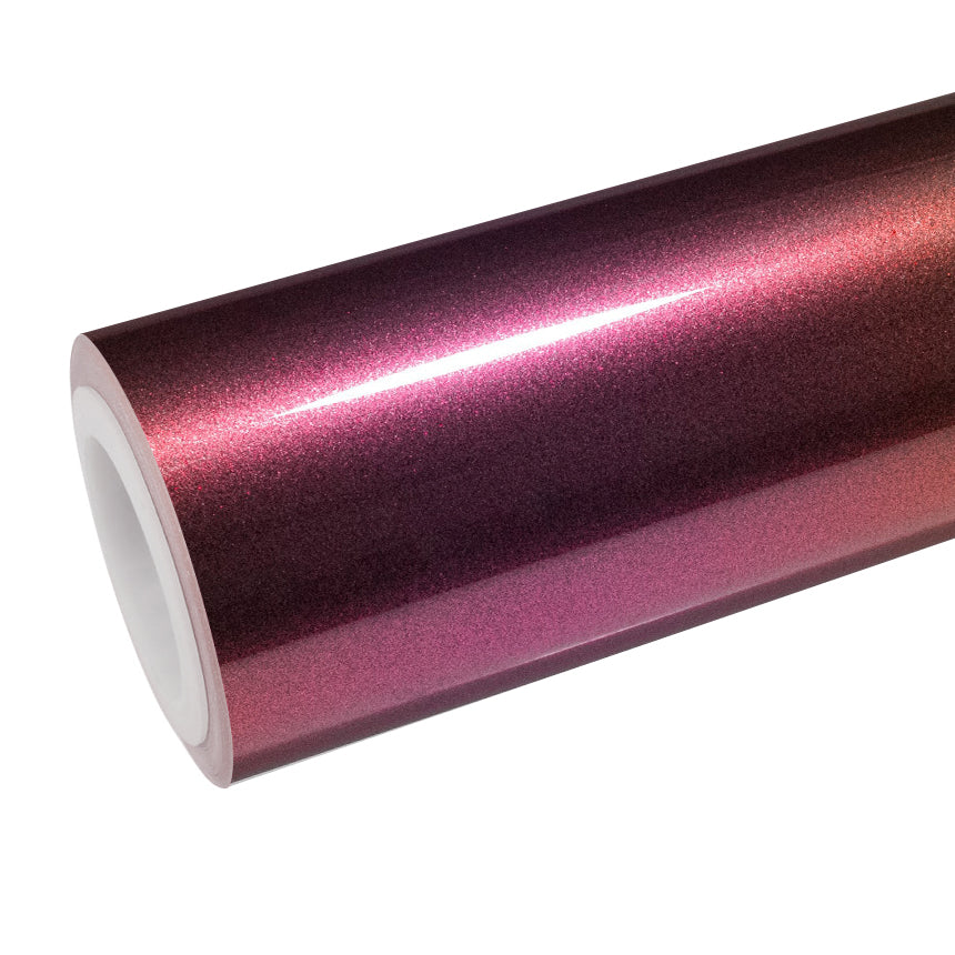 Gloss Metallic Burgundy Vinyl Wrap main product view