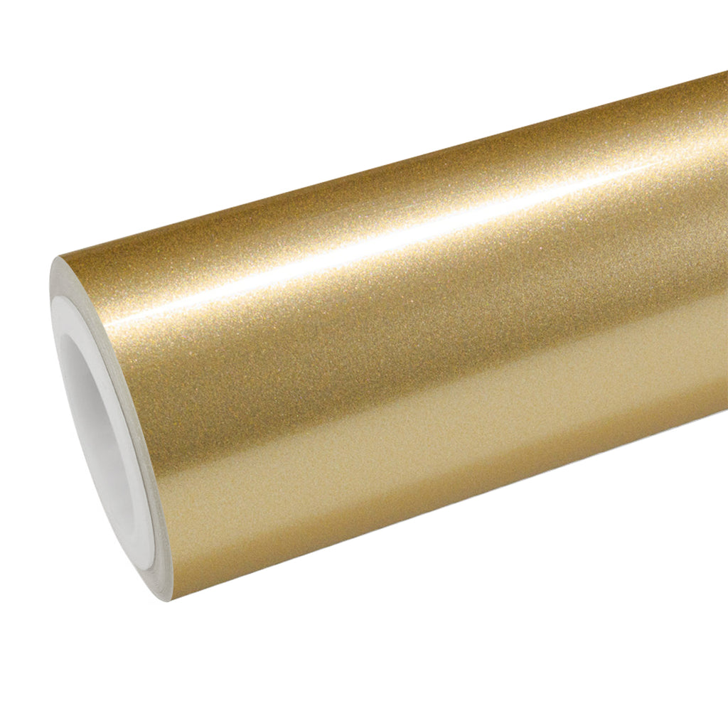 Gloss Metallic Champagne Gold Vinyl Wrap