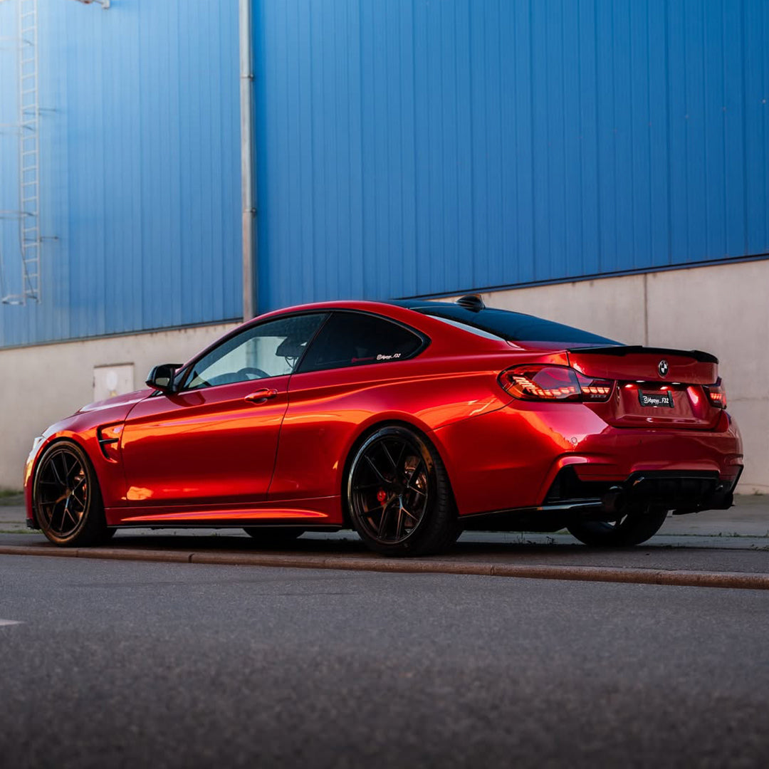 Gloss Metallic Cherry Red Vinyl Wrap