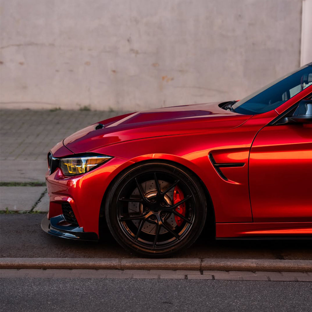 Gloss Metallic Cherry Red Vinyl Wrap