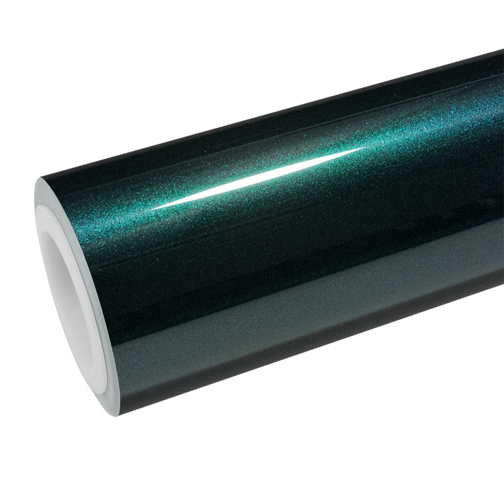 Gloss Metallic Dark British Green Vinyl Wrap - product view 1