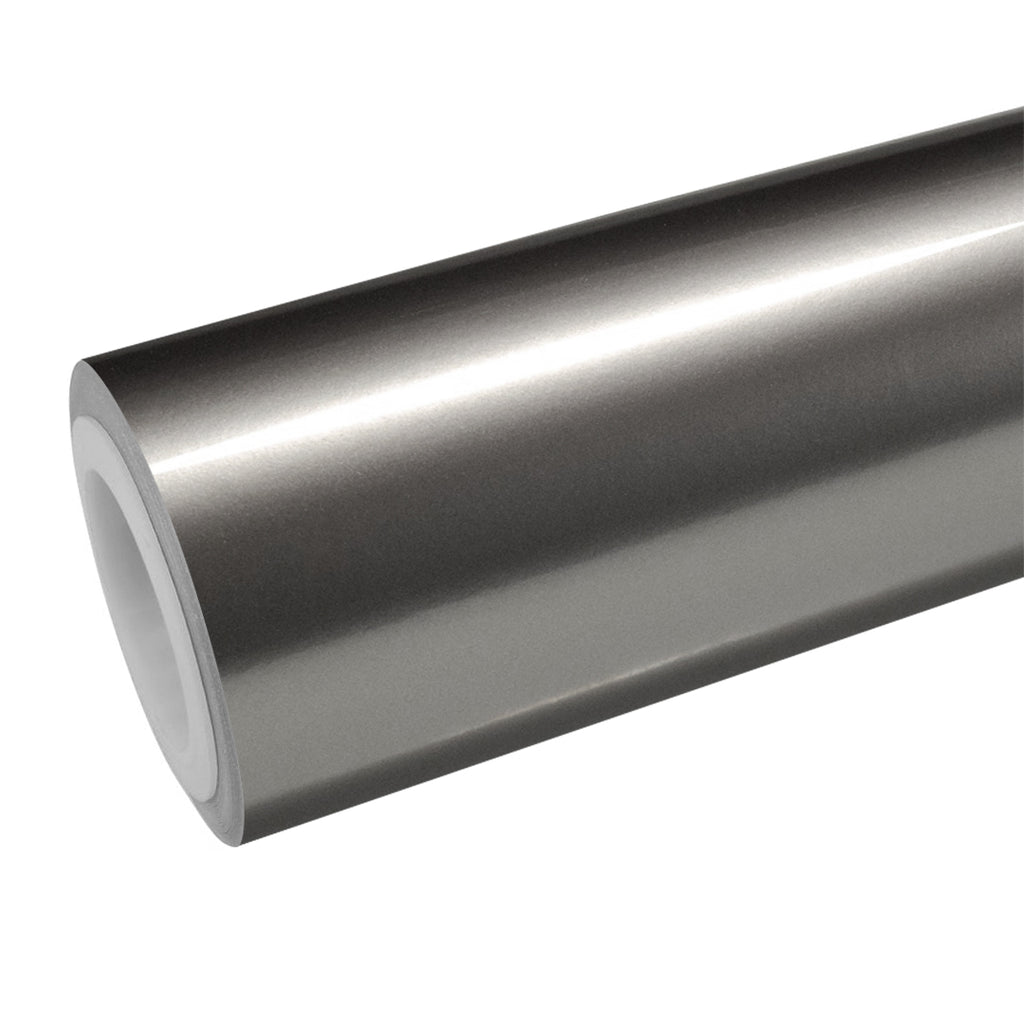 Gloss Metallic Dark Gray Vinyl Wrap - product view 1